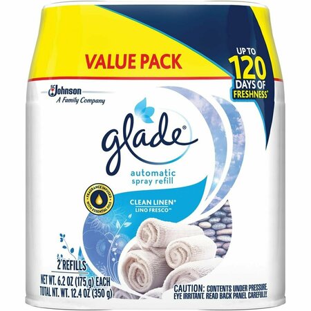 GLADE 12.4 fl oz Automatic Spray Refill Value Pack, 6PK GL466375